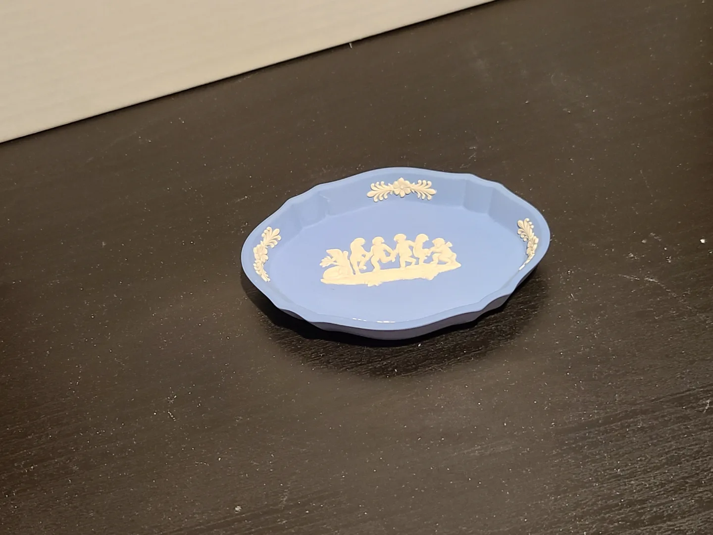 Wedgwood Blue Jasperware Trinket Dish thumbnail