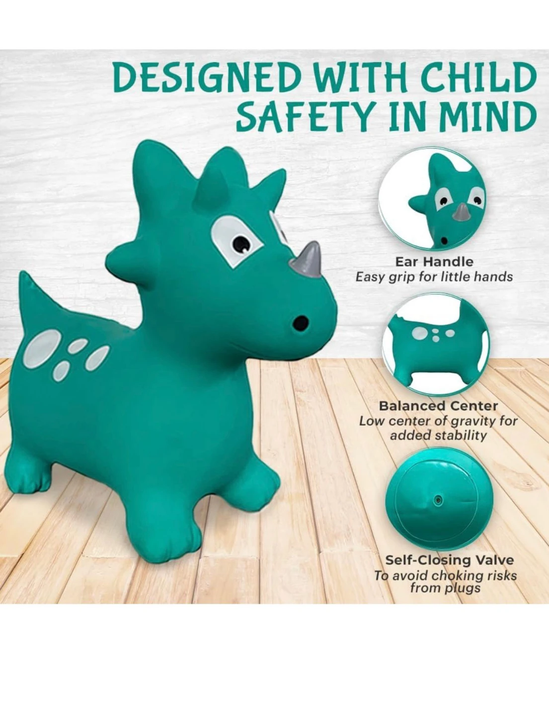 Dinosaur Bounce and Inflatable Hopper - photo 3