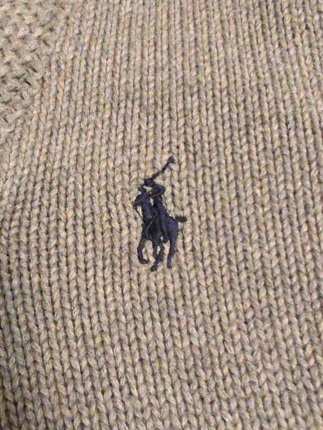 Polo Ralph Lauren Heavy Knit Collar Sweater - Grey image indicator(3)