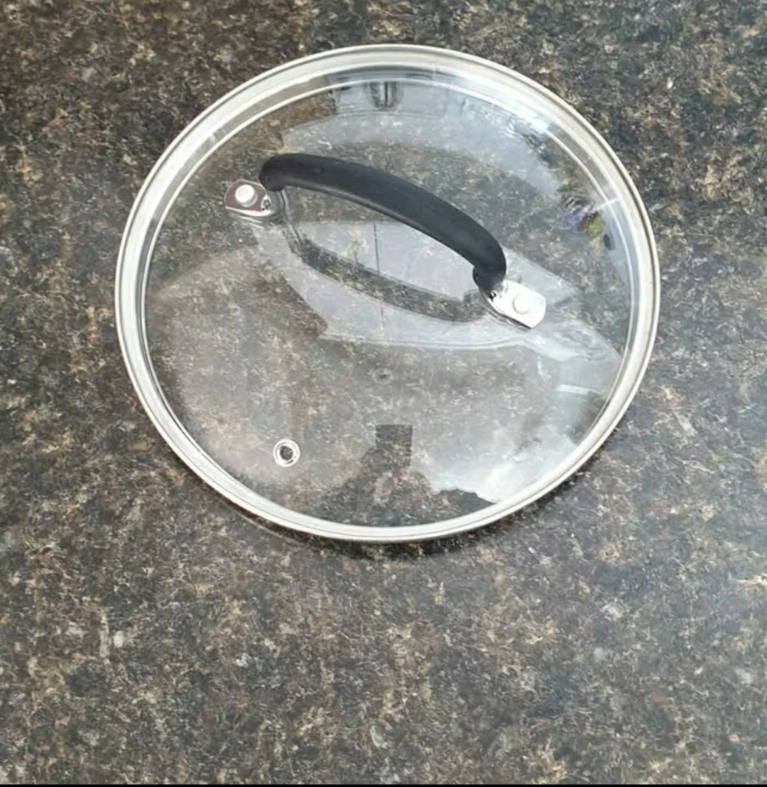 Glass pot lid, 7 3/4" inside rim🧡 - photo 3