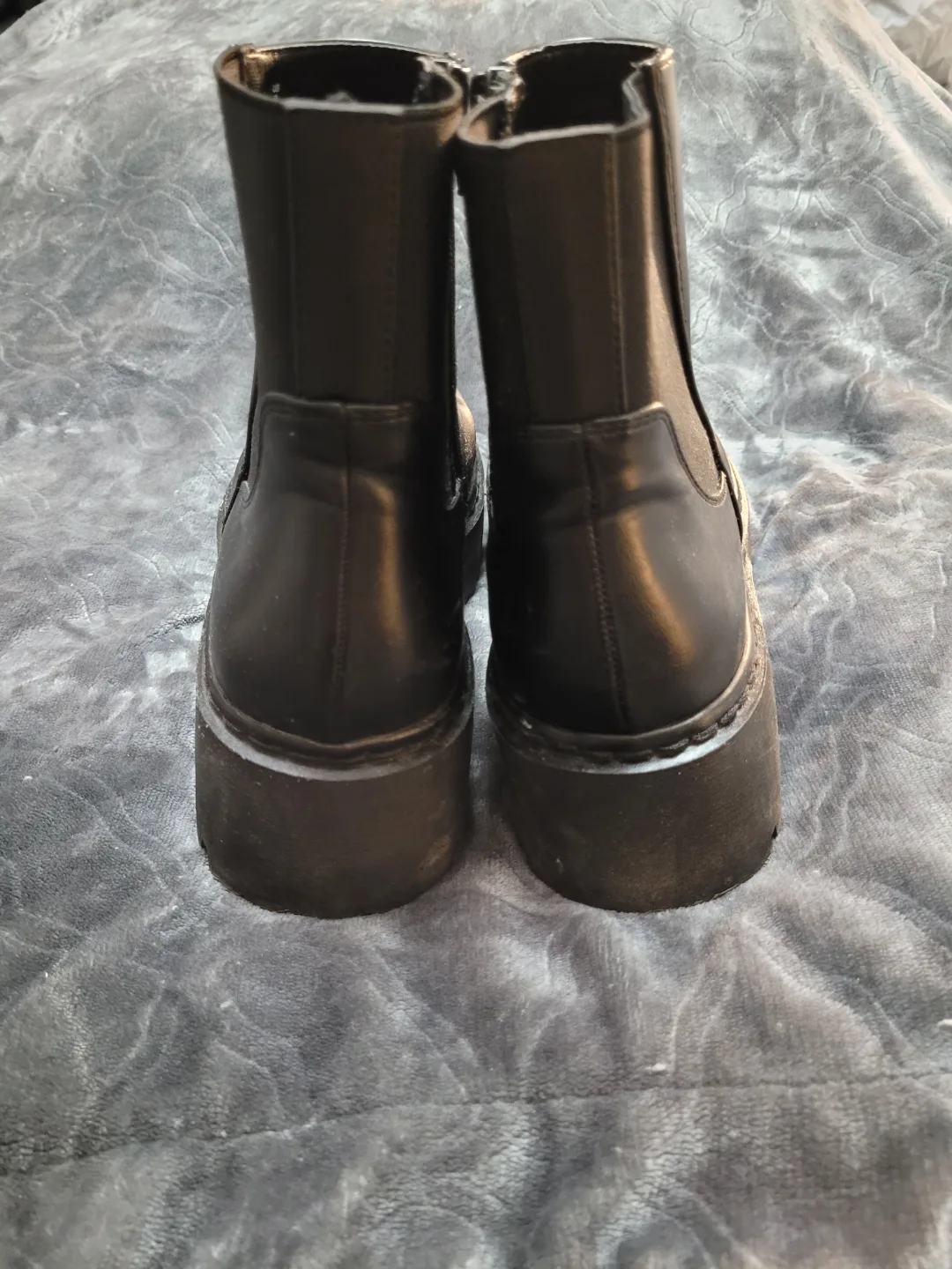 Boathouse Harlow Black Chunky Sole Ankle Boots image indicator(4)