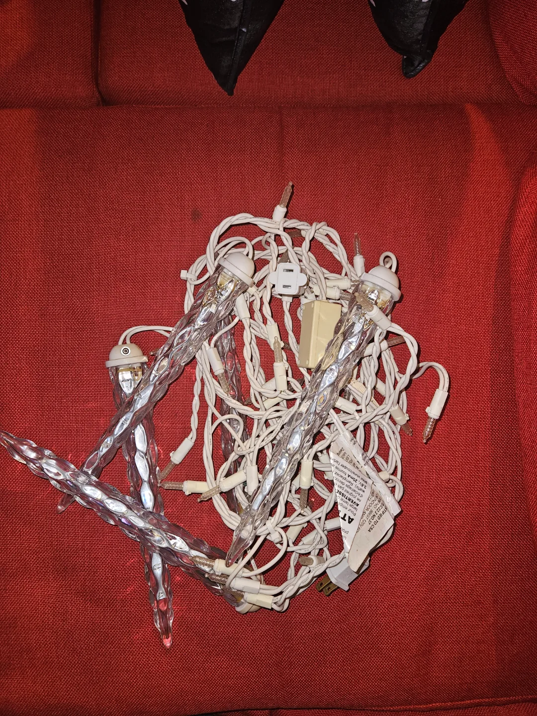 Set of Icicle Christmas Lights #freecycle image indicator(3)