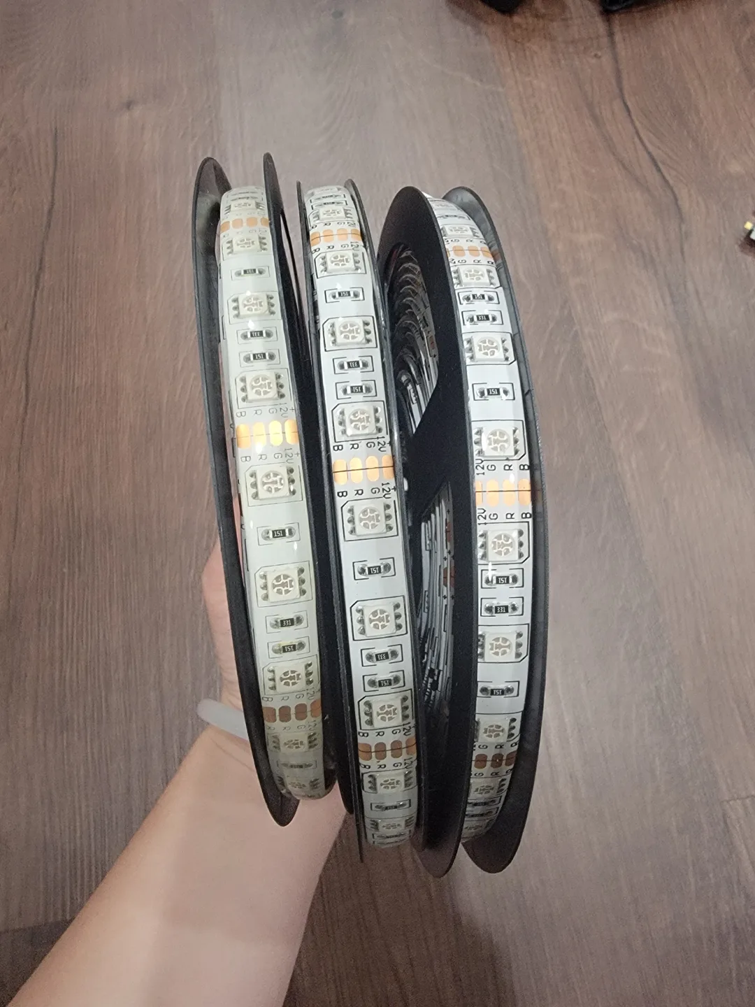 Brand New RGB LED Strip Lights with Remote and Power Supply image indicator(3)