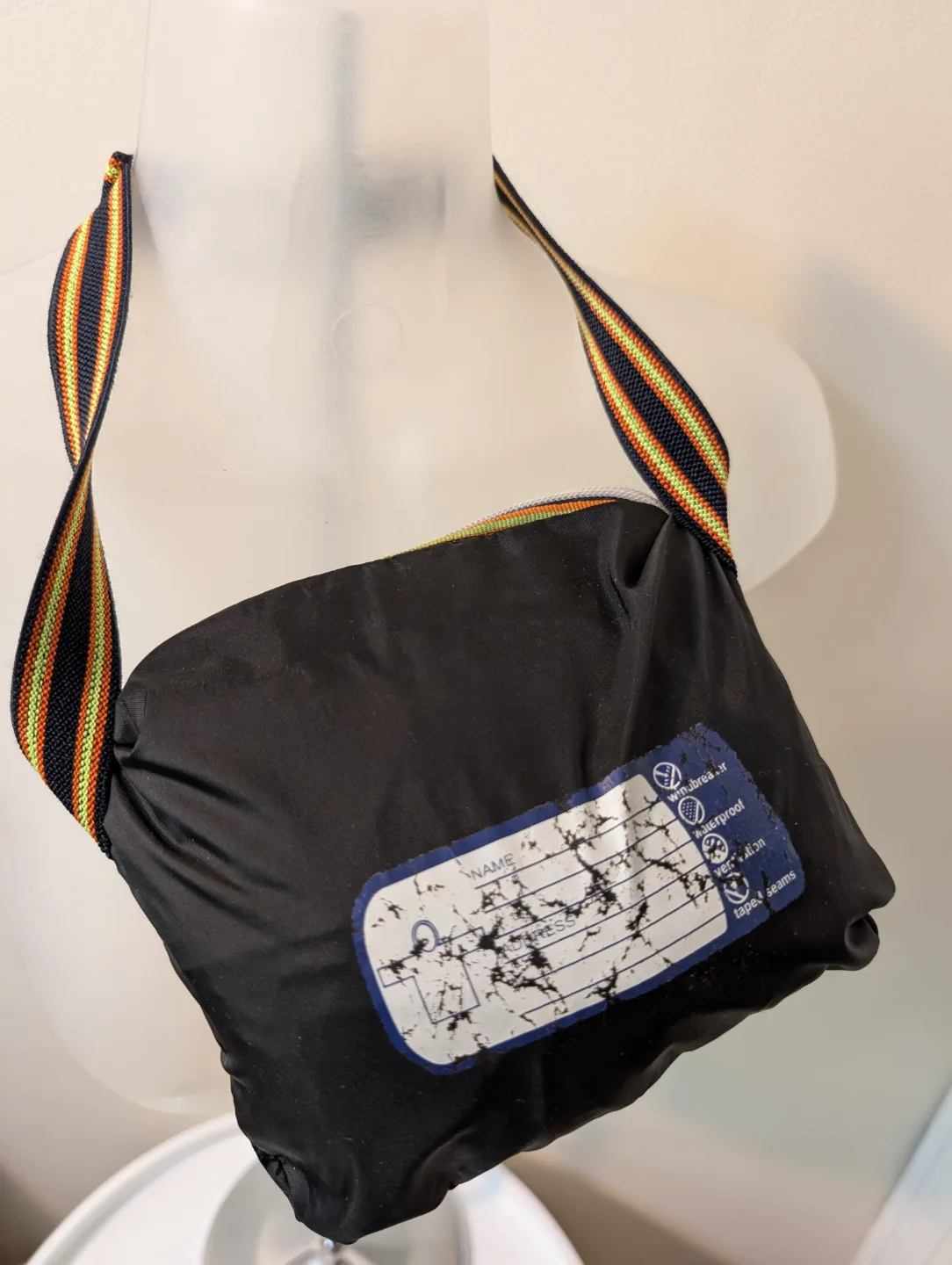 K-Way Black Windbreaker Jacket - Size M image indicator(6)