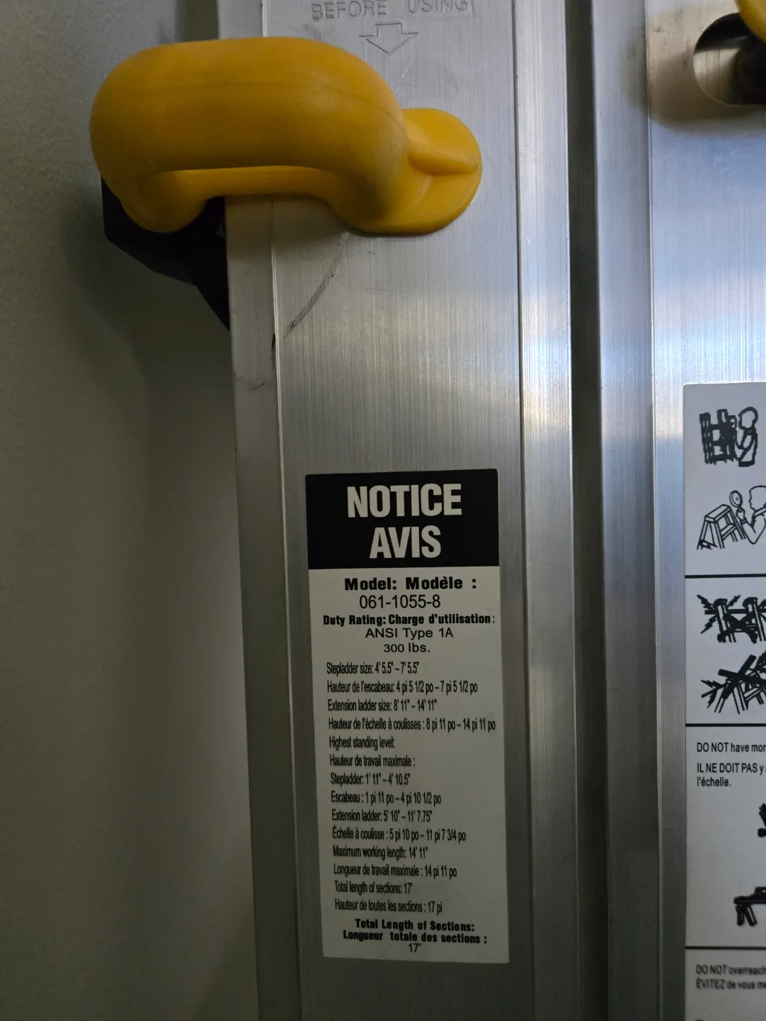 Mastercraft 17ft Multi-Task Aluminum Ladder image indicator(10)