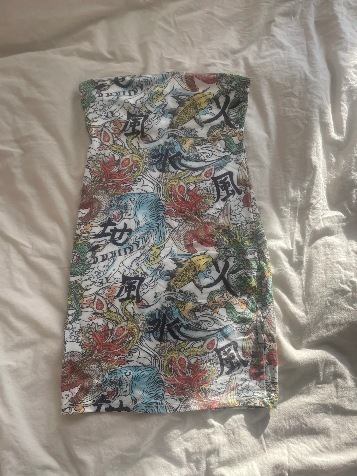 Bershka Patterned Bodycon Dress image indicator(2)