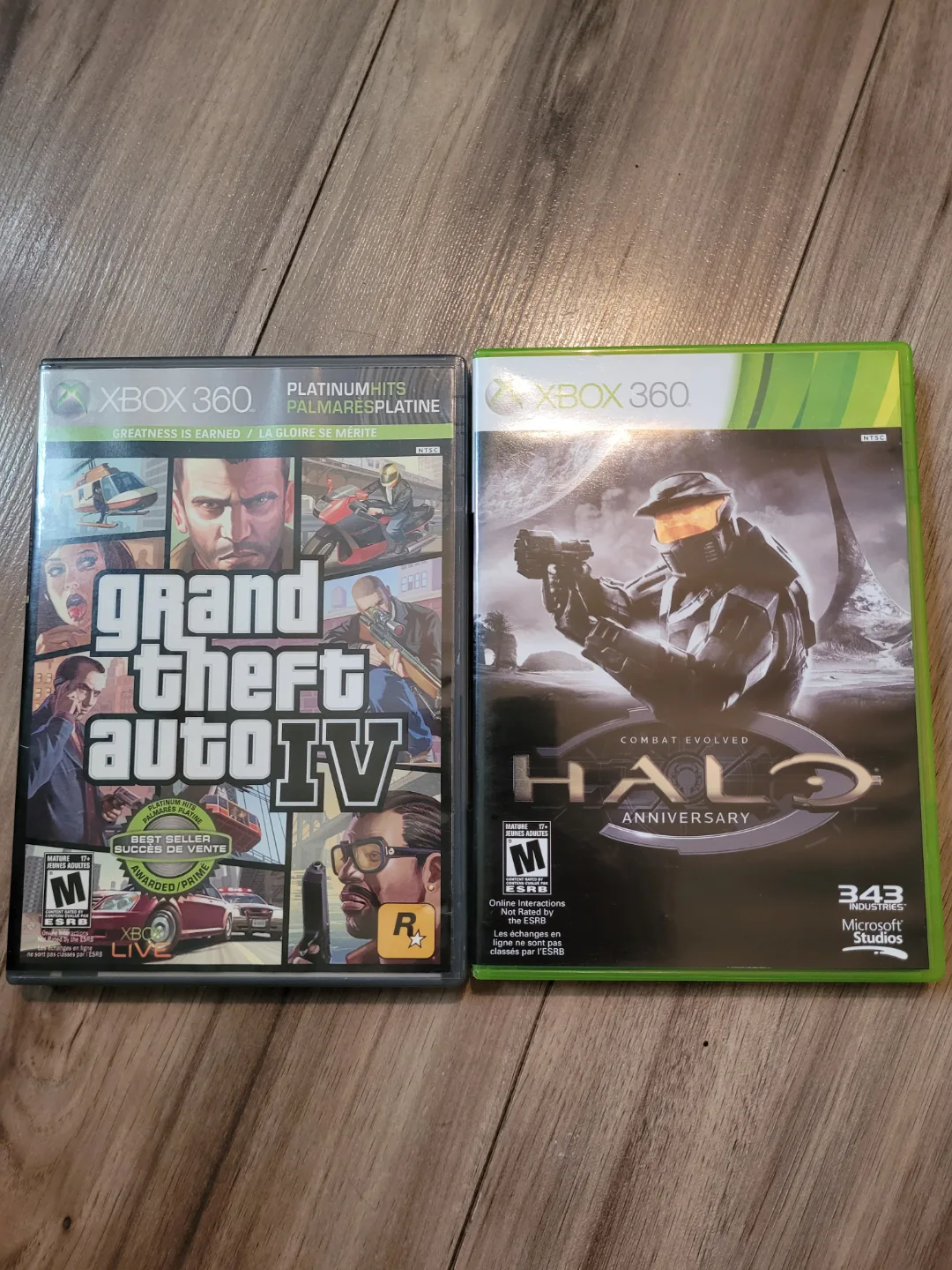 Xbox 360 Games: Grand Theft Auto IV & Halo Anniversary thumbnail