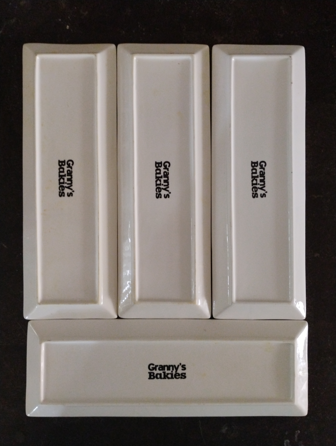 Set of 4 Granny's Bakies Rectangular Serving Dishes - photo 3