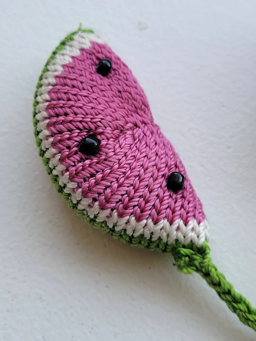 hand Made crochet fruit keychain image indicator(3)
