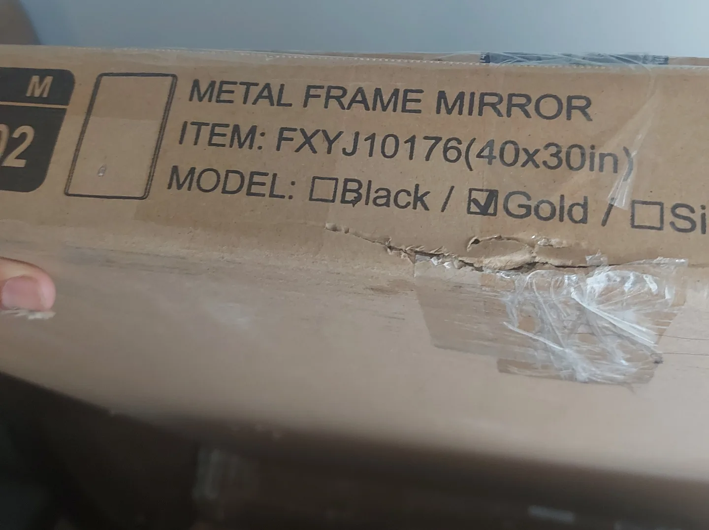 TokeShimi Gold Bathroom Mirror - 40x30 Inches brand new image indicator(7)