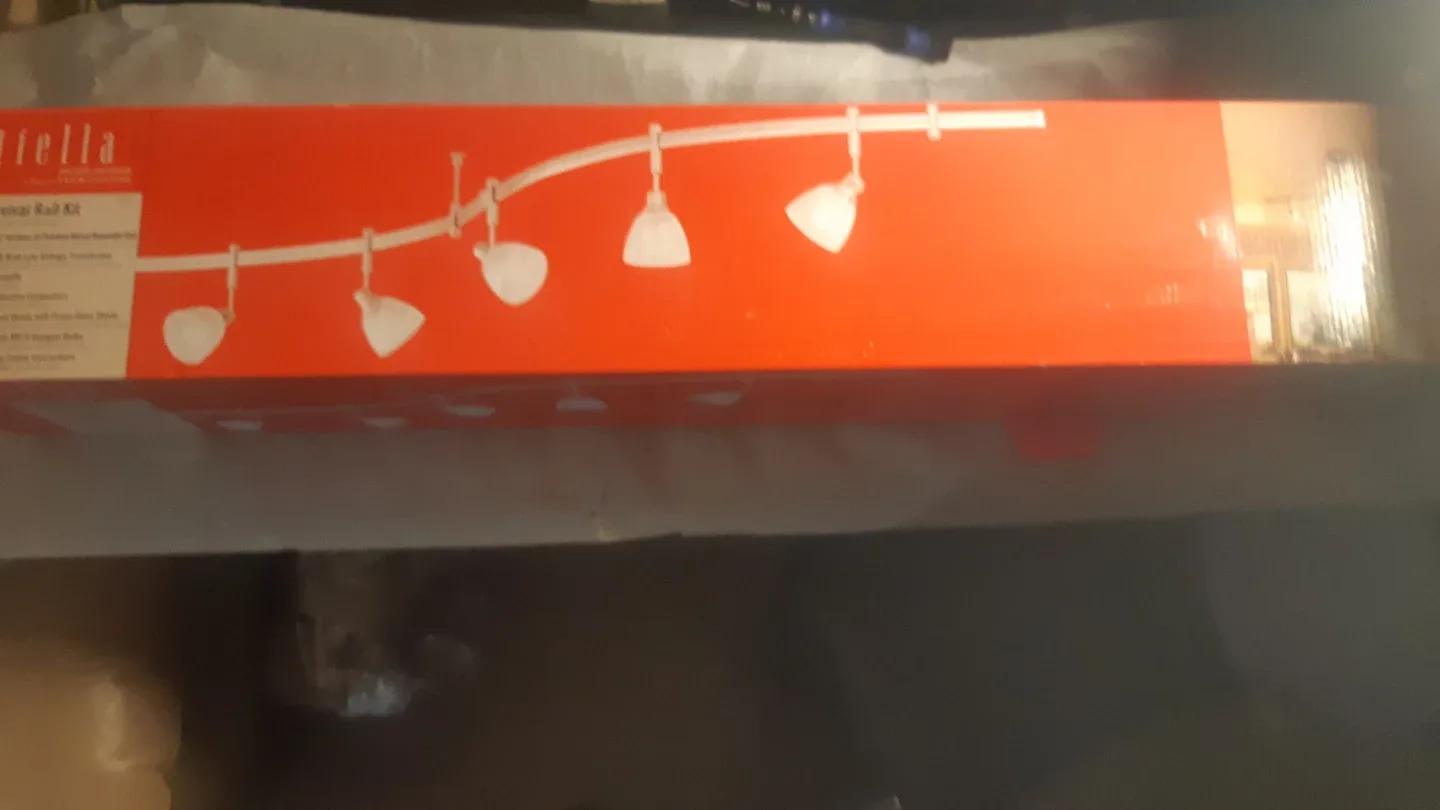 New in Box Tieella Revival Rail Kit - 36" Polished Nickel Track image indicator(2)