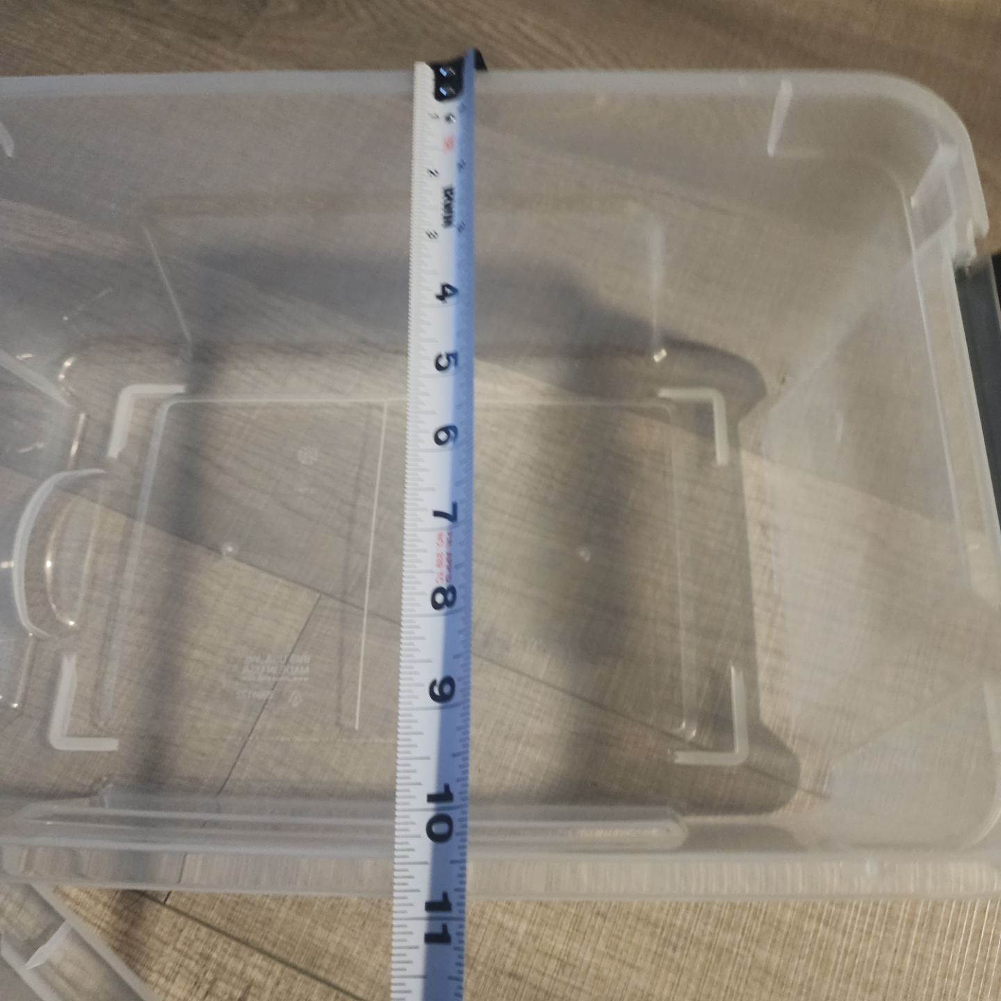 New! 4×Clear Plastic Storage Container with Lid - photo 3