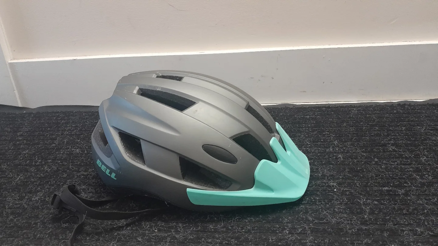 Bell Adult Bike Helmet - Grey/Teal thumbnail