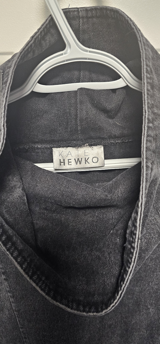 Kate Hewko Black Denim Top - photo 2