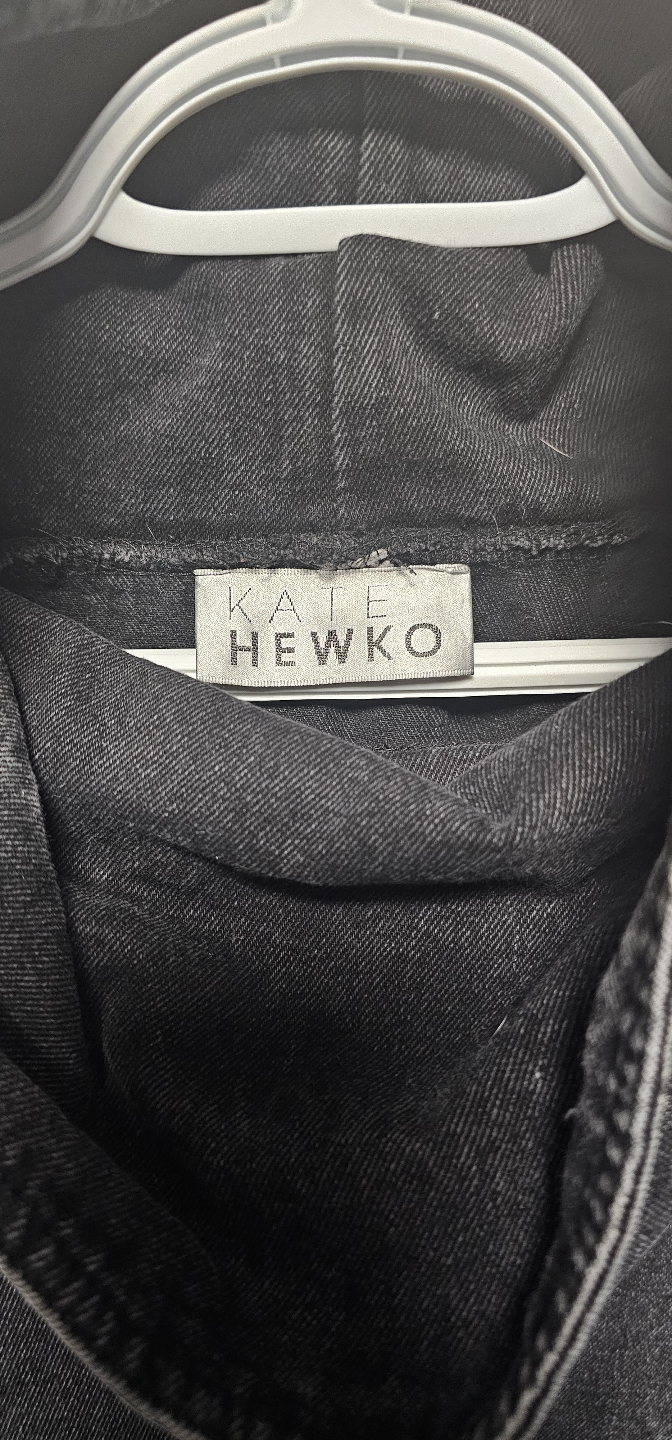 Kate Hewko Black Denim Top - photo 3