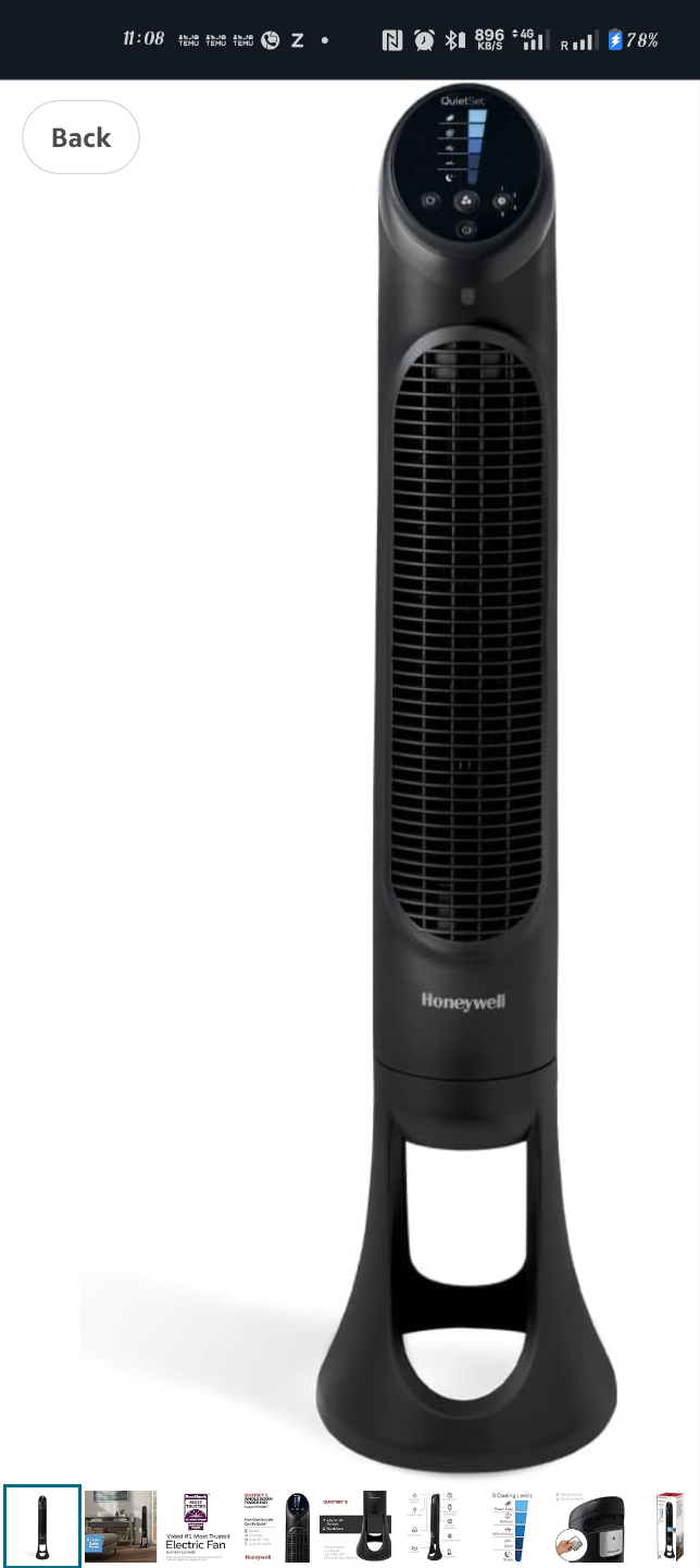 Honeywell QuietSet Tower Fan