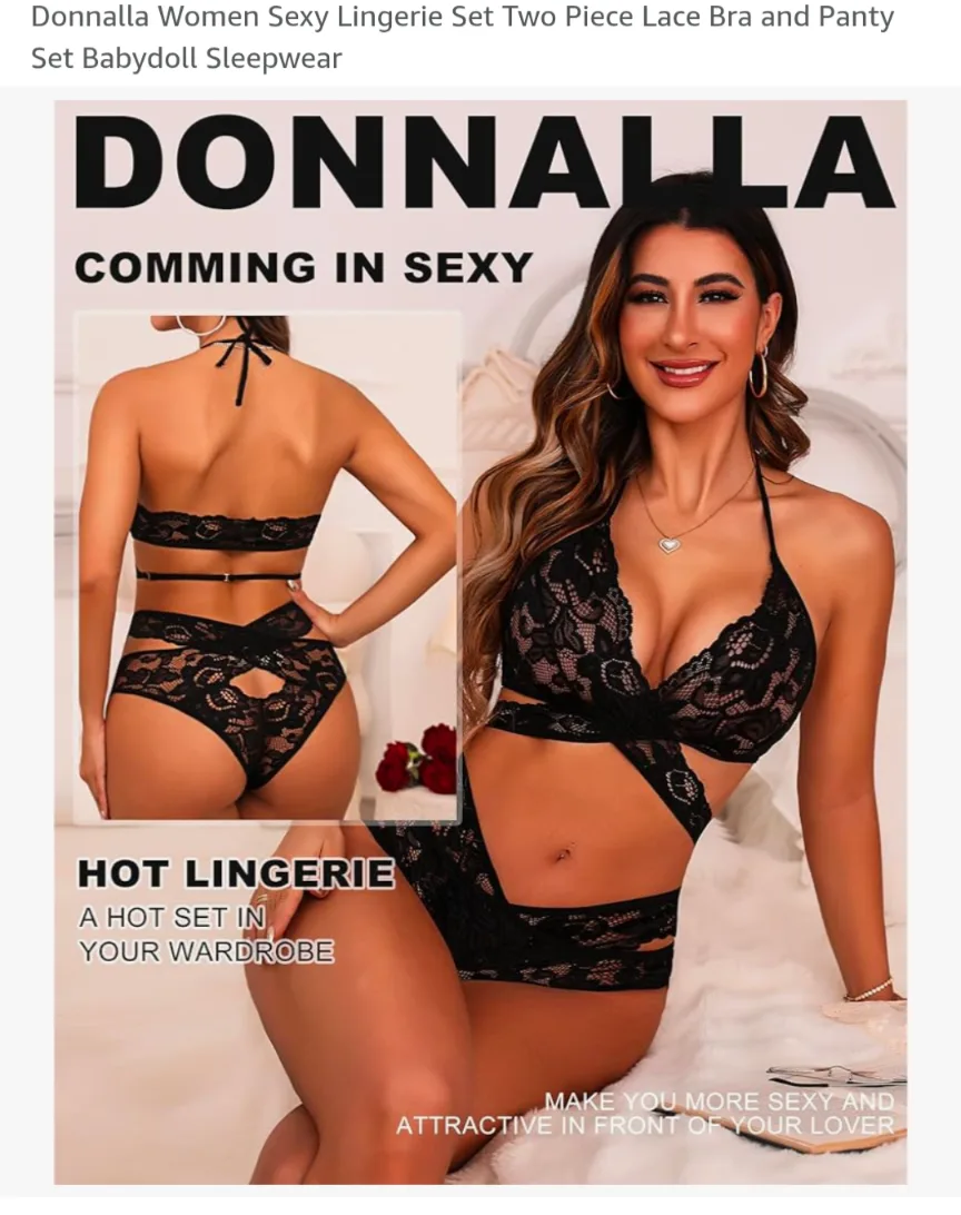 Buy 2 get 1 free Women's Sexy Lingerie Set image indicator(2)