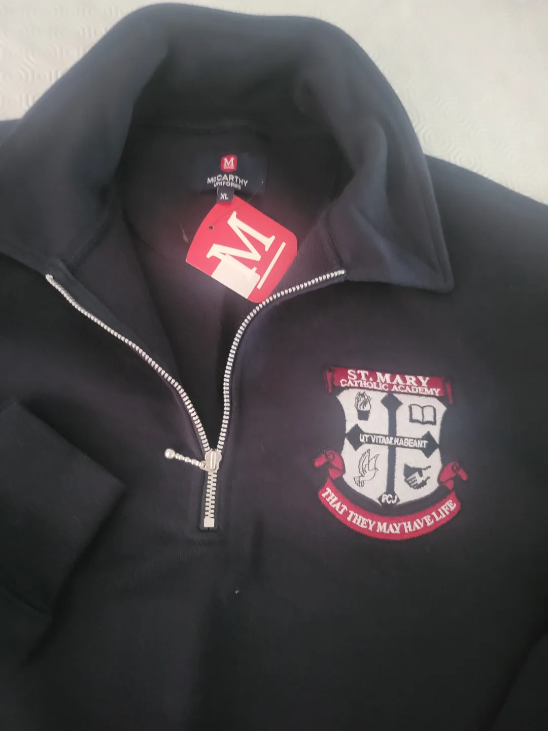 St. Mary Catholic Academy 1/4 Zip Sweatshirt image indicator(2)