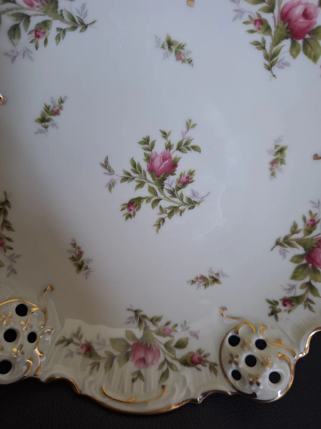 Rosenthal Moliere Rose Pattern Porcelain Serving Dish image indicator(7)