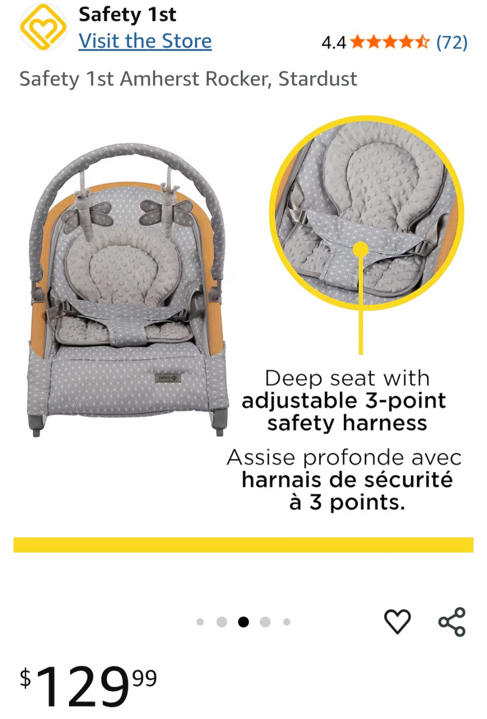 Safety 1st Amherst Rocker - Stardust - photo 4