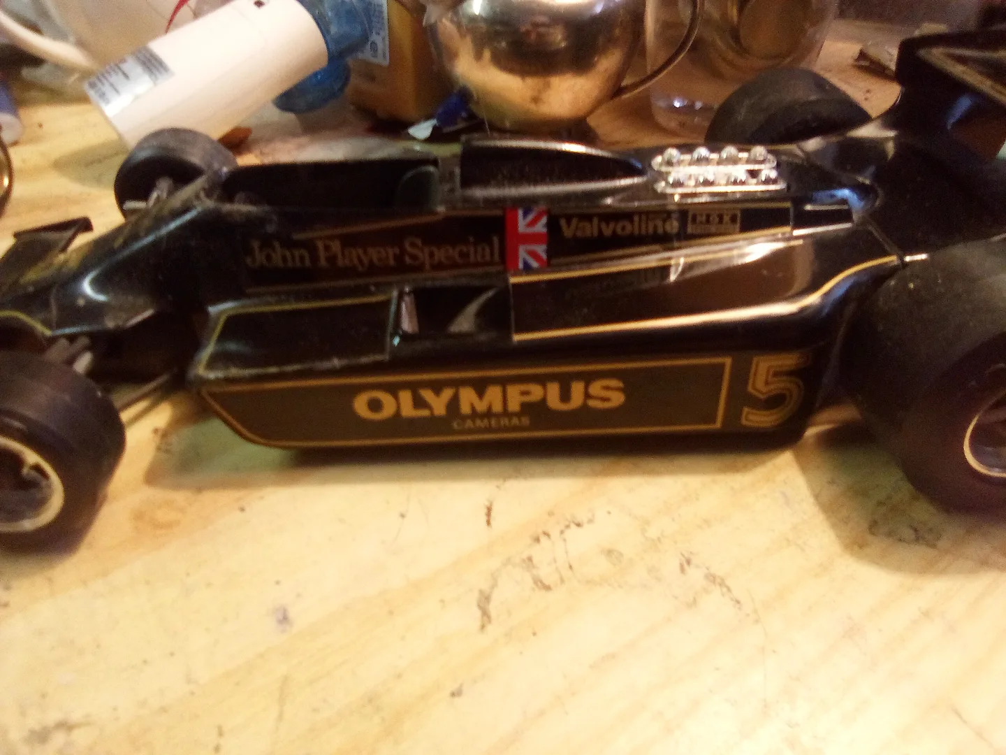 Vintage Lotus John Player Special Formula 1 Race Car Model thumbnail
