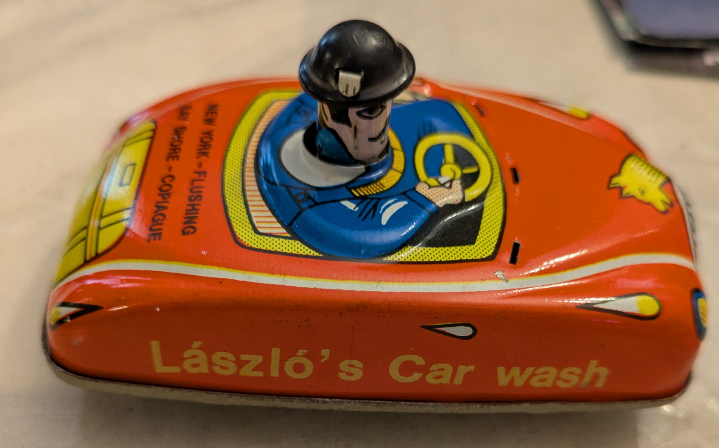 Vintage László's Car Wash Friction Toy Car - photo 3