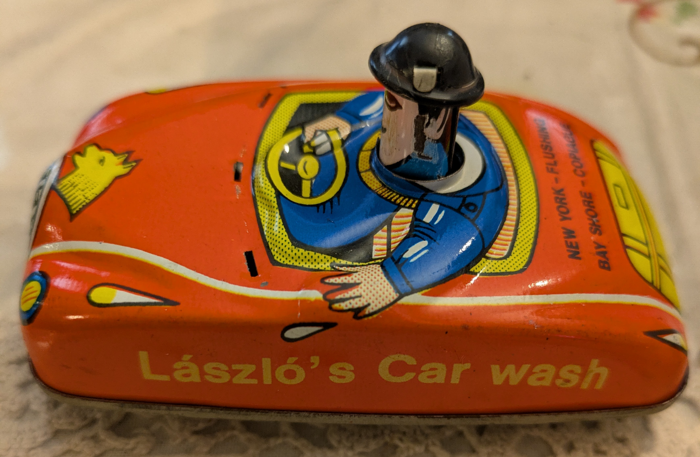 Vintage László's Car Wash Friction Toy Car - photo 4