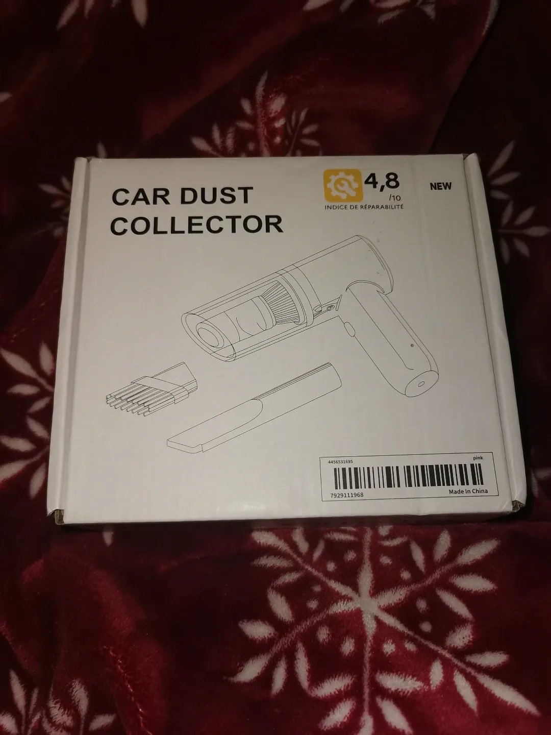 Pink Handheld Car Vacuum Cleaner thumbnail