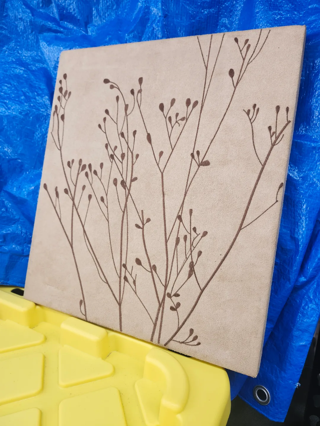 Beige Suede  Wall Art thumbnail