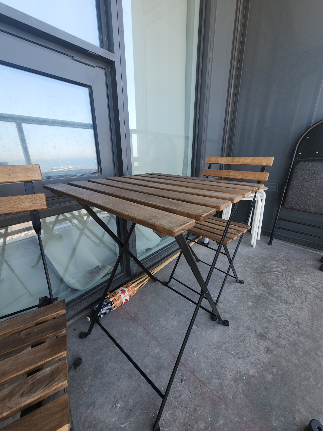 Foldable Bistro Set- IKEA TÄRNÖ Brown - photo 3