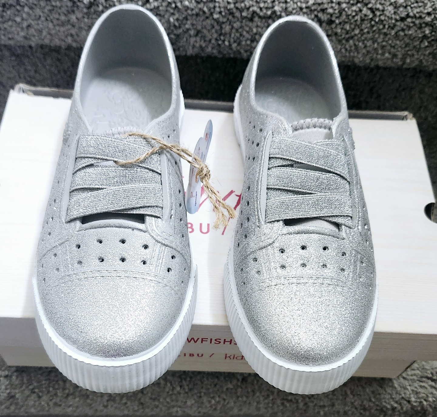 Girls Blowfish Malibu Silver  Sparkle  Shoe Size US 4 Youth￼ - photo 5