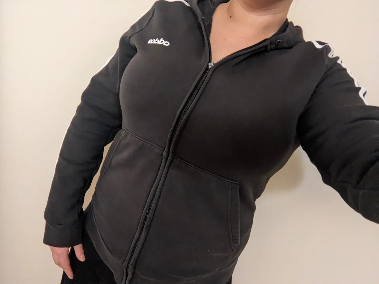 Adidas Black Zip-Up Hoodie image indicator(9)