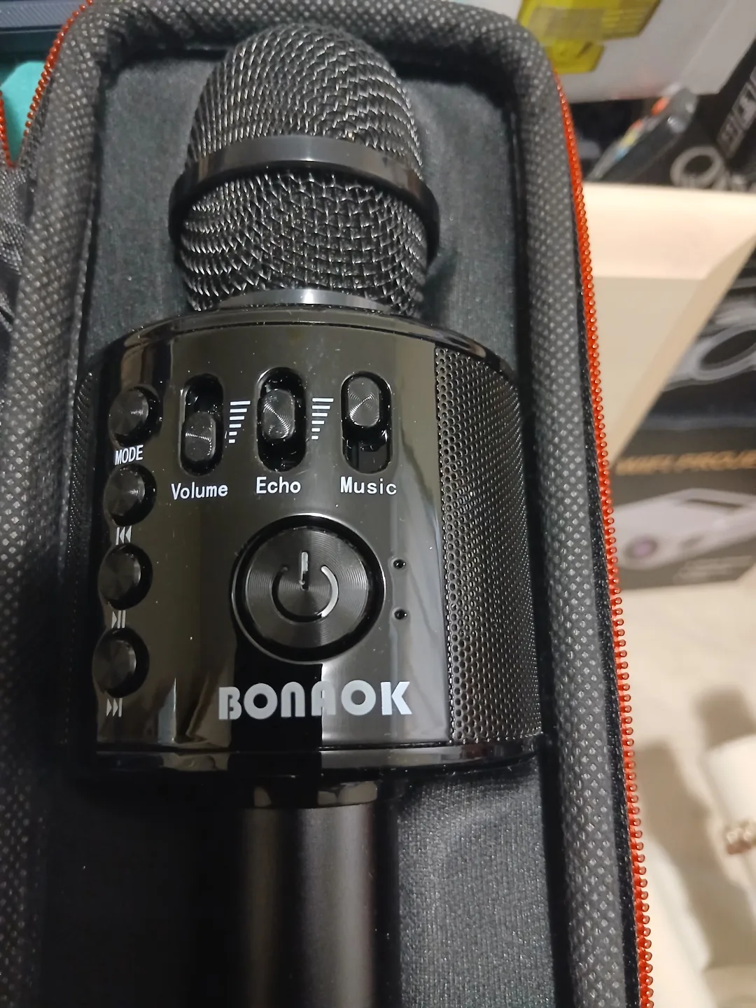 BONAOK Wireless Karaoke Microphone image indicator(5)