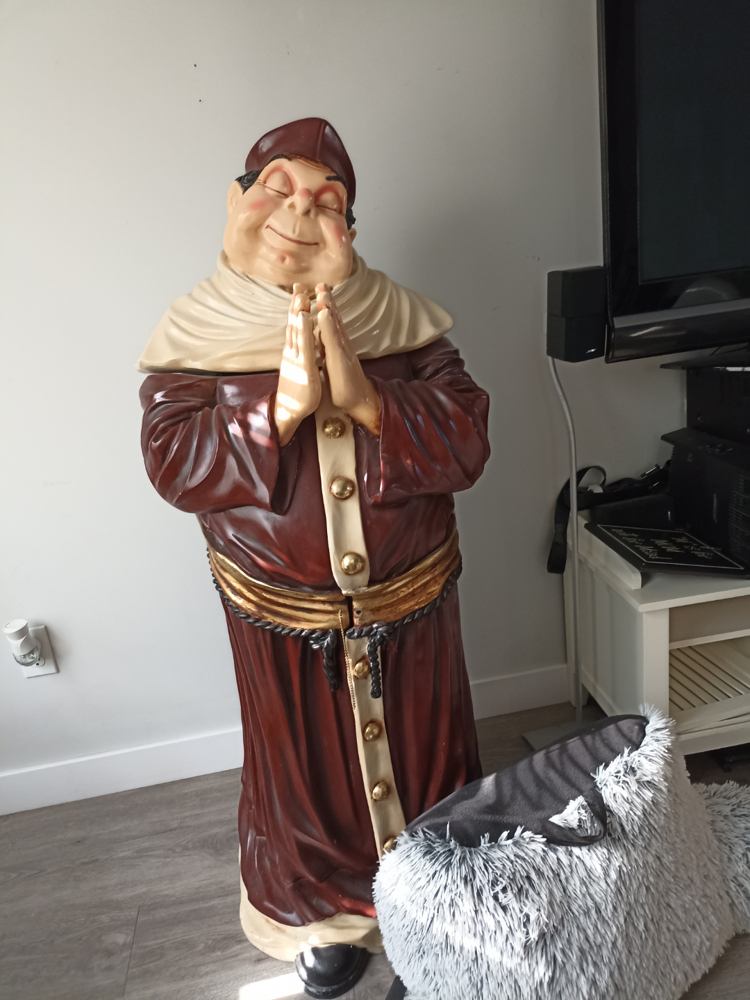 Vintage Wine Rack Statue