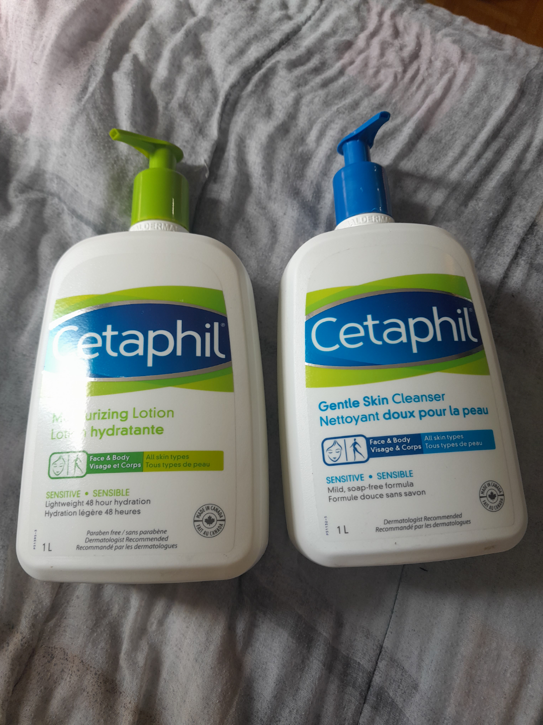 Cetaphil Lotion + Cleanser (Costco size) 🏒