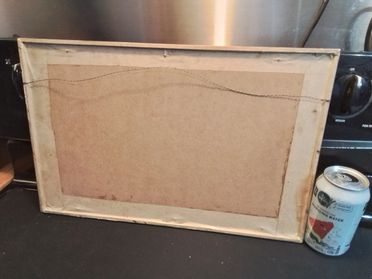 Framed Folk Art Guashe Painting of Fish, Mermaid and Seashell image indicator(5)