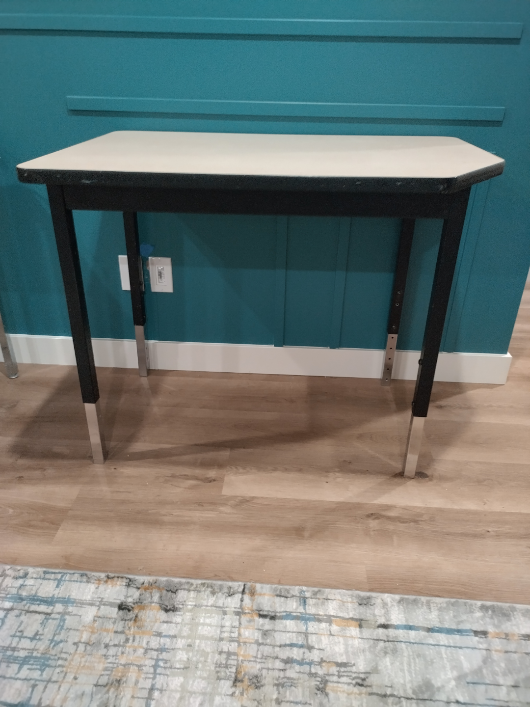 Small Desk or Extension Table - Angled Top