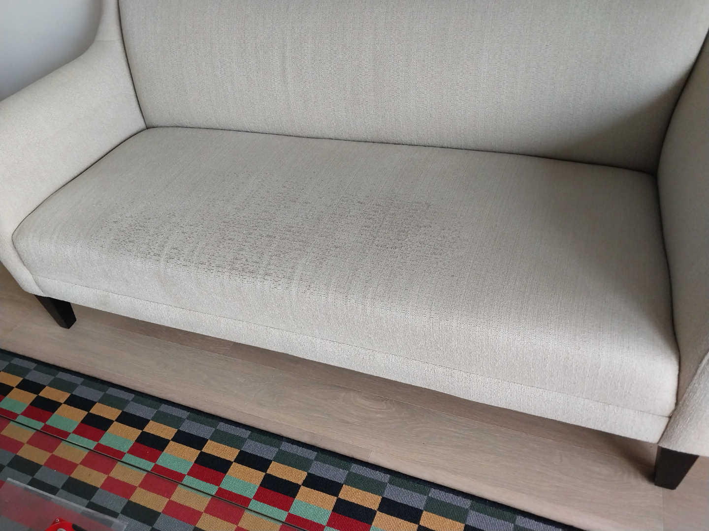 Beige Crate and Barrel Sofa - photo 5