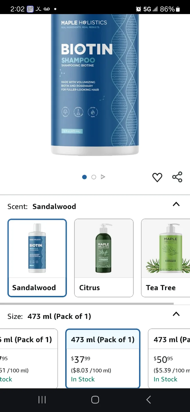 Rosemary & Biotin Shampoo Sulfate Free  for Men & Women image indicator(2)