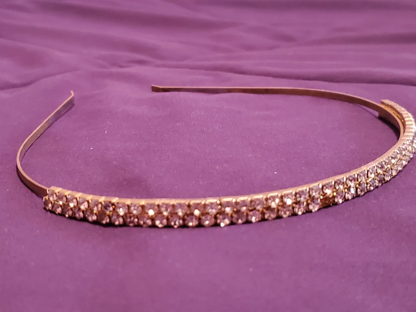 Gold Rhinestone Headbands/Hairbands image indicator(4)