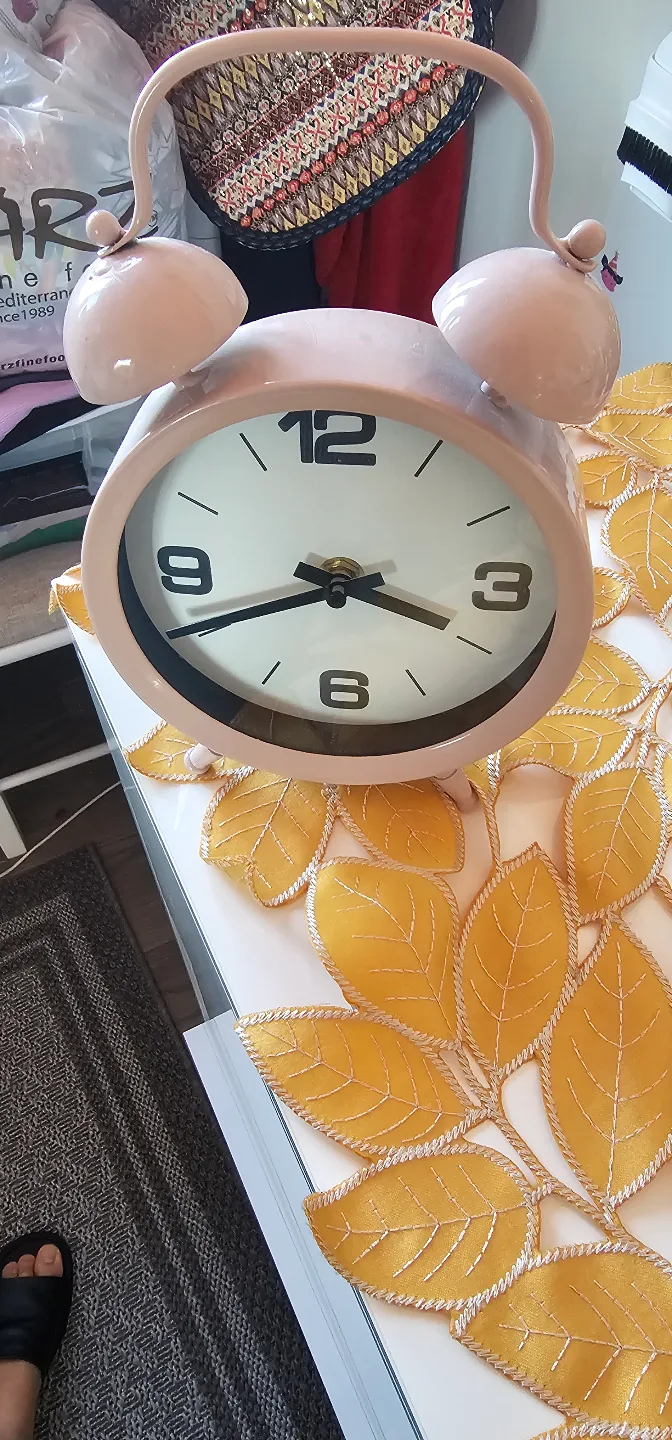 Pink Analog Alarm Clock thumbnail