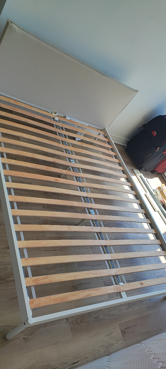 Queen-size bed frame with headboard - photo 3