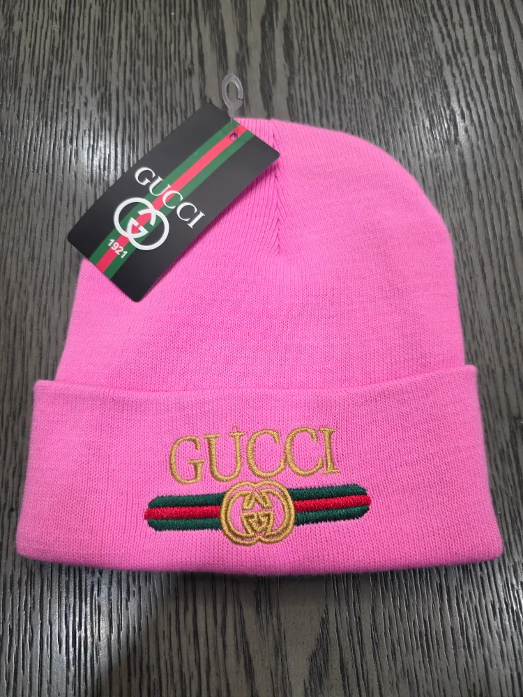 Pink Gucci Beanie thumbnail