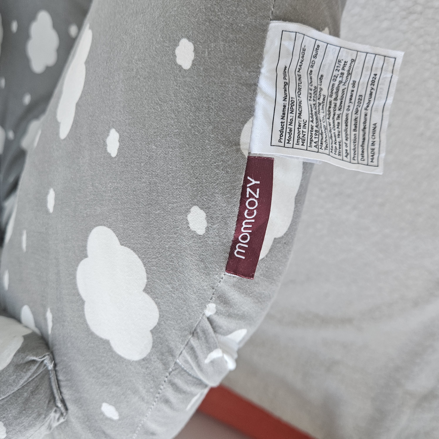 Momcozy U-shaped Nursing Pillow with Detachable Wedge - photo 2