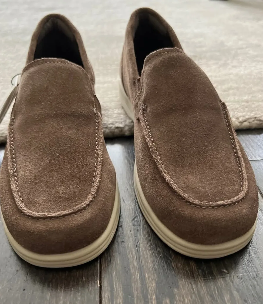 ZARA Brown Suede Loafers - Kids Size 33 (Approx. Size US 1-2) thumbnail