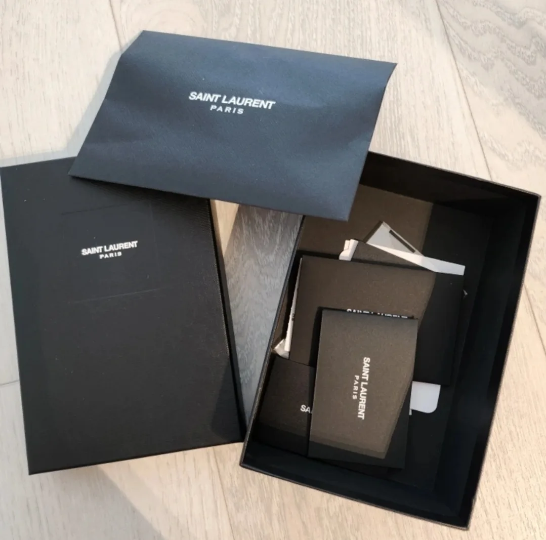 Saint Laurent Paris Beige Leather Zip-Around Wallet image indicator(4)