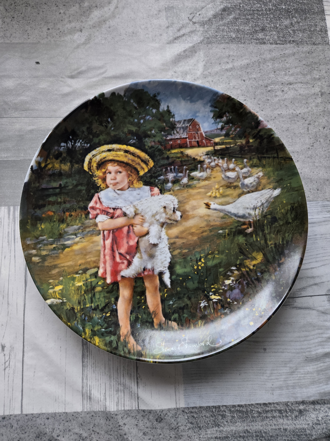 Canadian Childhood Collection Plate