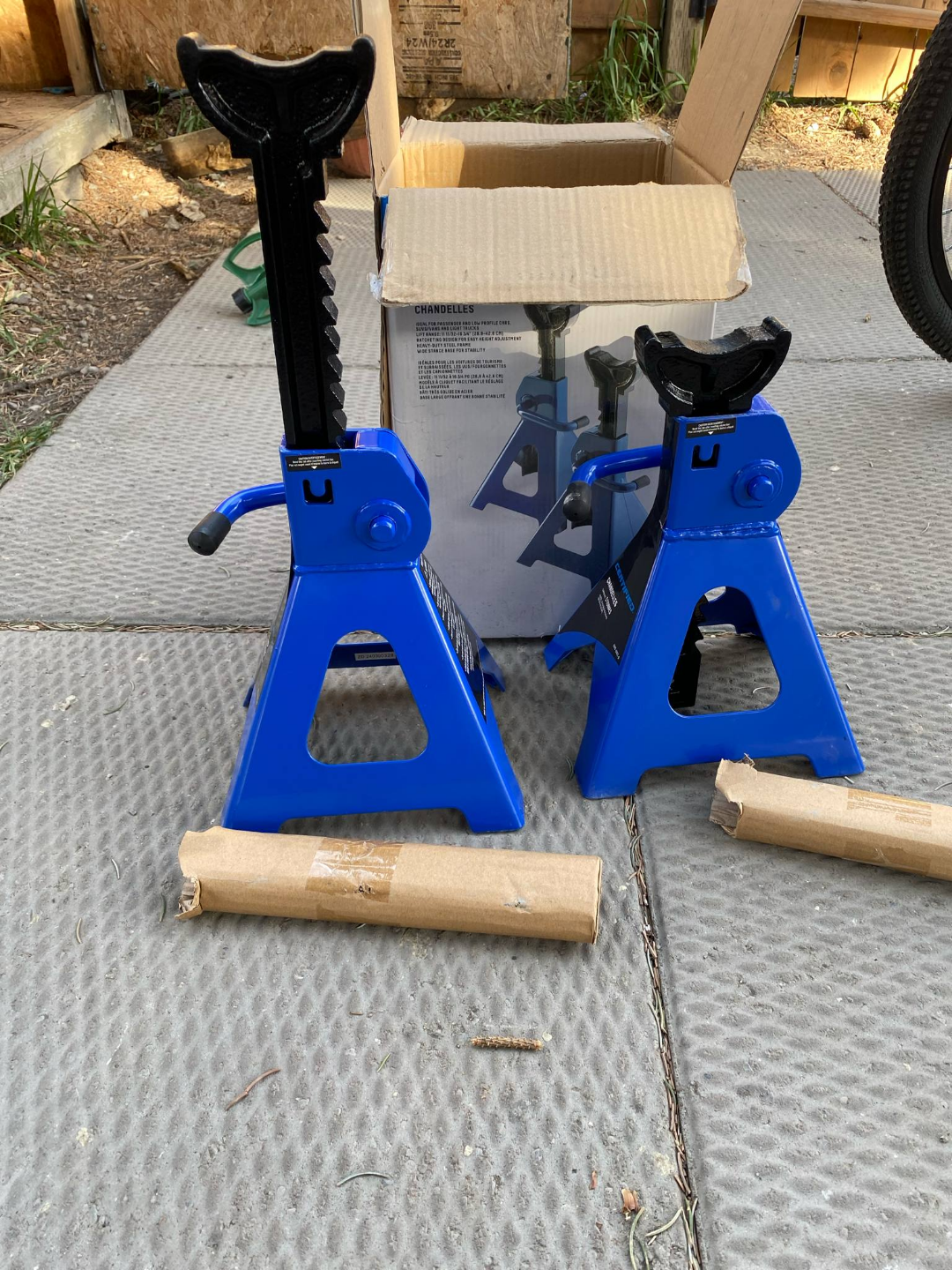 CERTIFIED 3-tonne Axle Stands - New in Box - photo 2