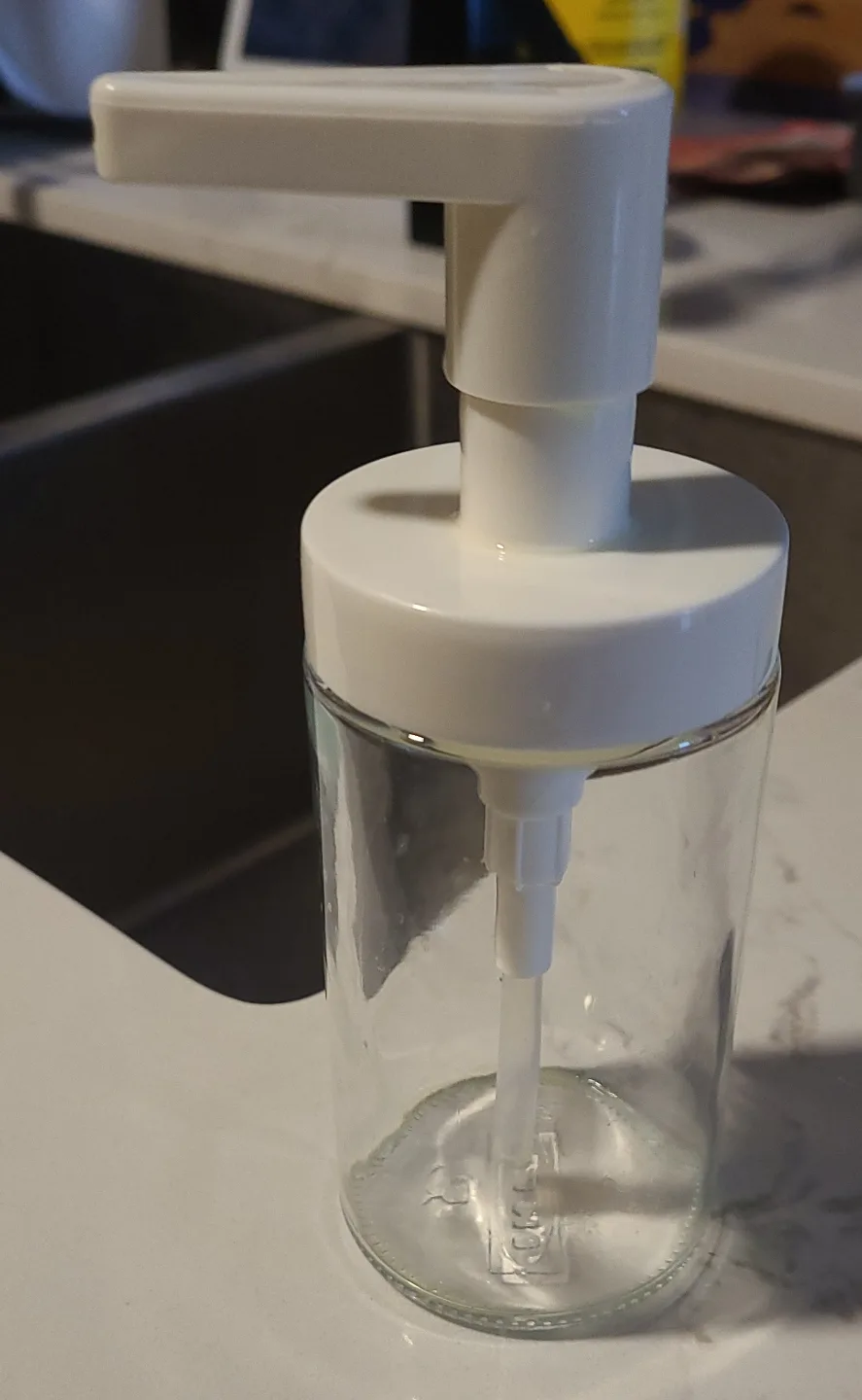 Glass Soap Dispenser Pump Bottle 🧡 thumbnail
