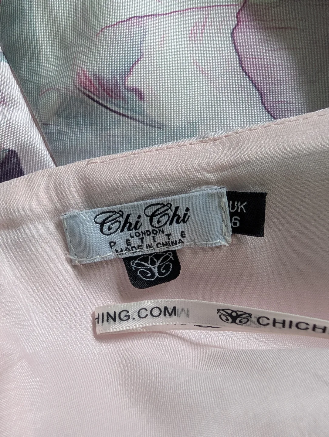 Chi Chi London High-Low Floral Dress - UK Size 6 Petite image indicator(4)